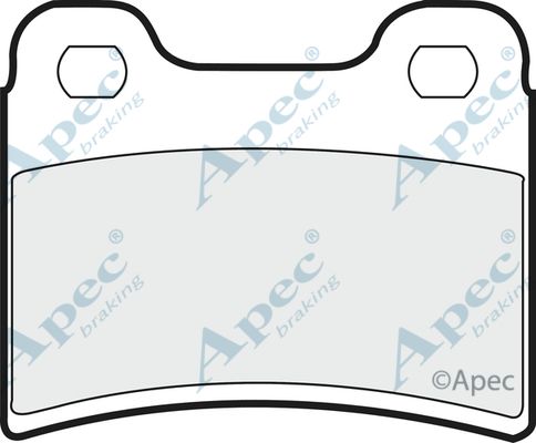 APEC BRAKING Комплект тормозных колодок, дисковый тормоз PAD761